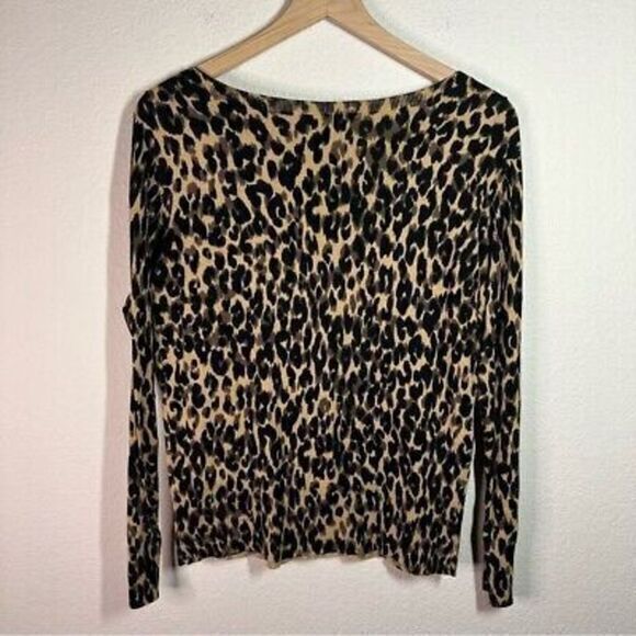 Halogen womens animal print lightweight sweater size small - Picture 2 of 5